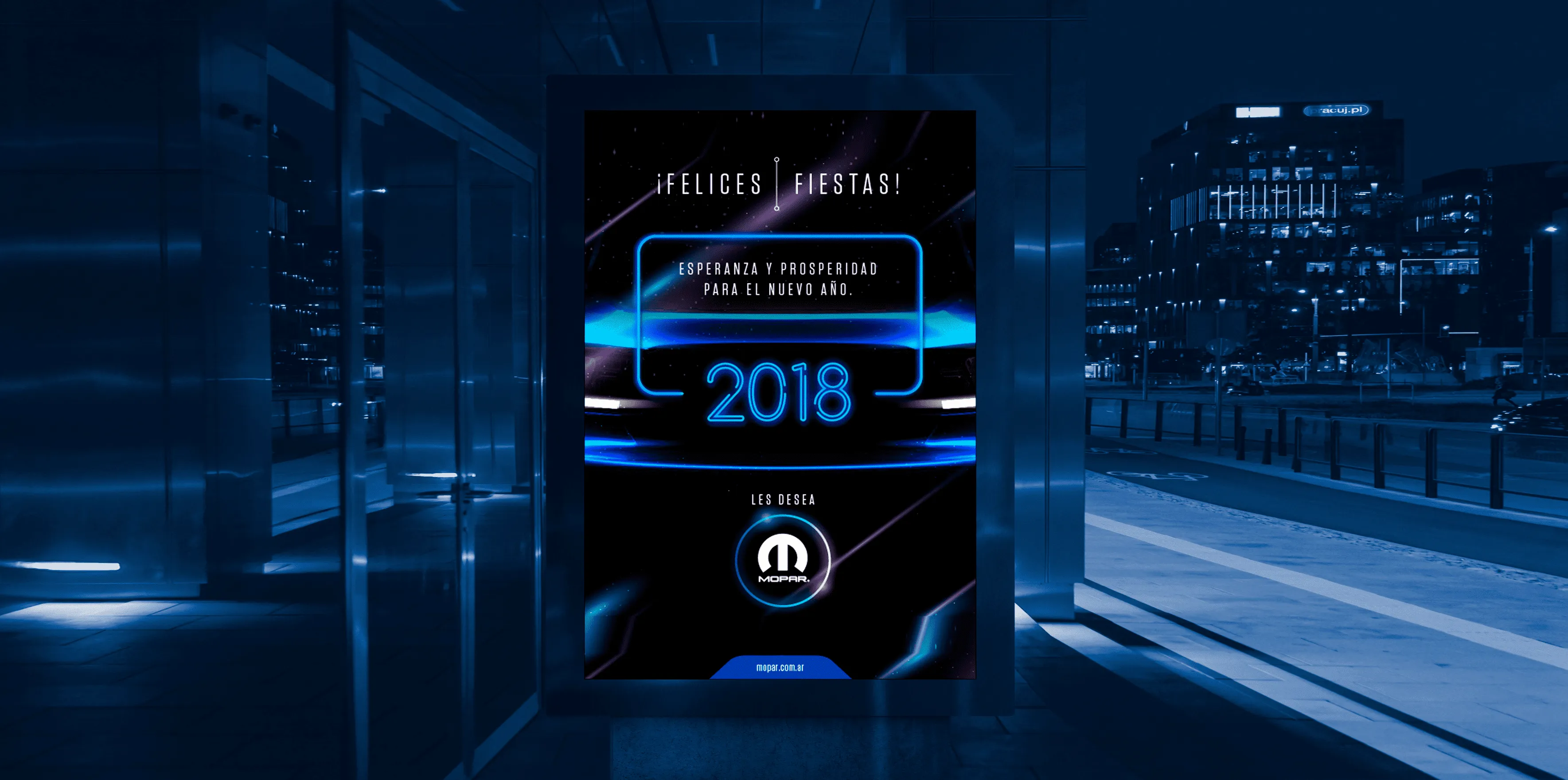 Mopar - Cartel vía pública led